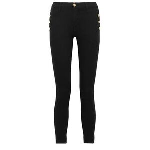 New J brand size 26 Zion black skinny jeans super stretch legging feel nwt